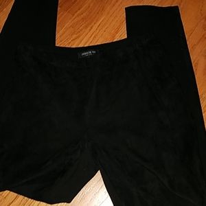 🖤 Lafayette 148 🖤 Suede front black stretchy pant trousers
